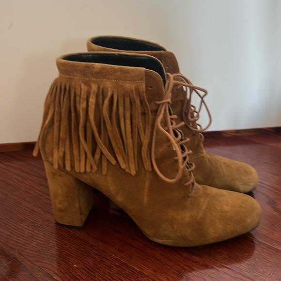 Saint Laurent fringe booties - Picture 3 of 7